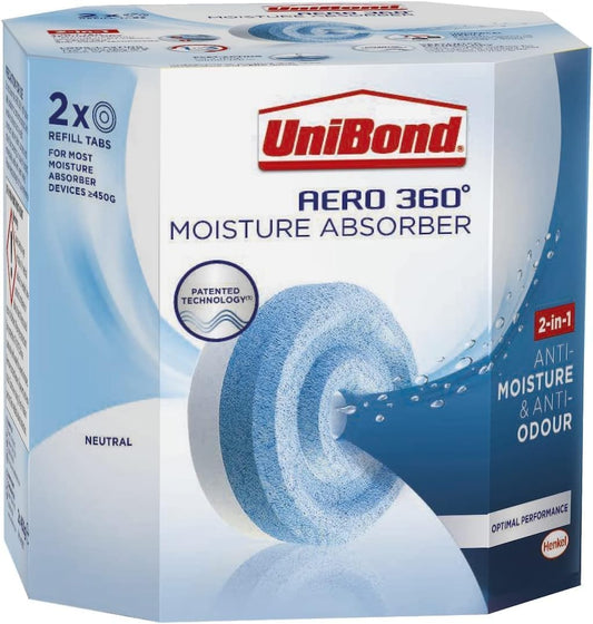 Unibond Aero 360 Neutral Tablets Pack 2's
