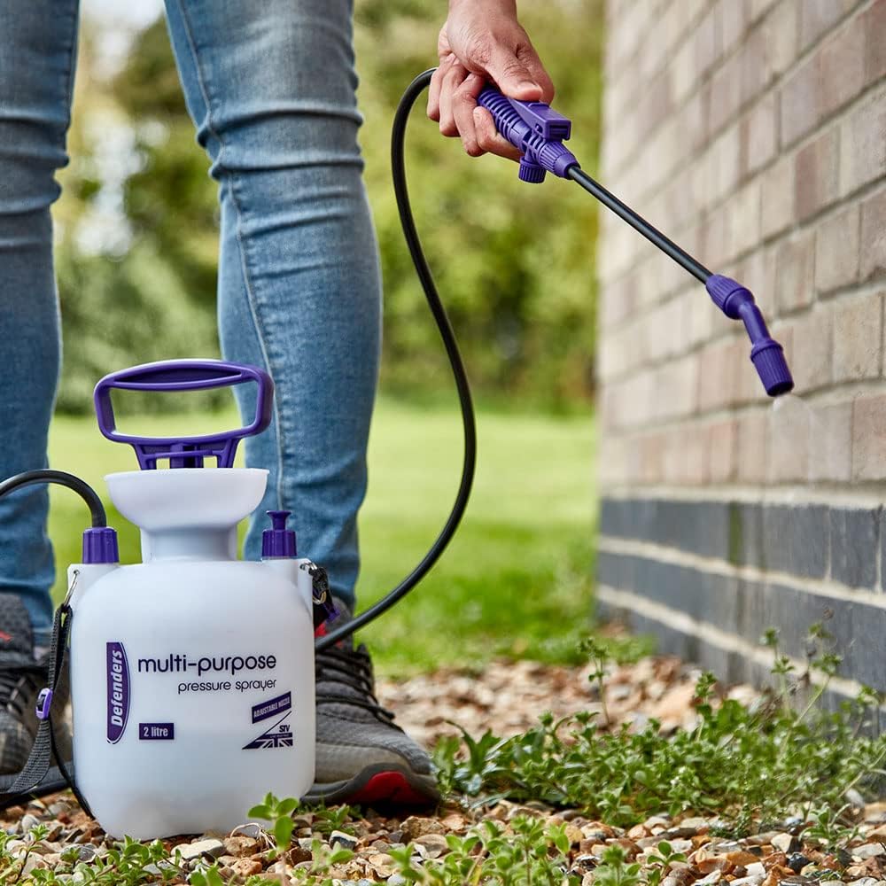 Defenders Plastic Multi-Purpose Home & Garden Pressure Sprayer With Carry Strap €“ 2L