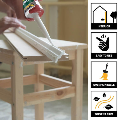 Everbuild Instant Nails Adhesive Cartridge | White | 290ml Cartridge