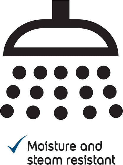 Dulux Easycare Bathroom Soft Sheen Paint - White Mist - 2.5L