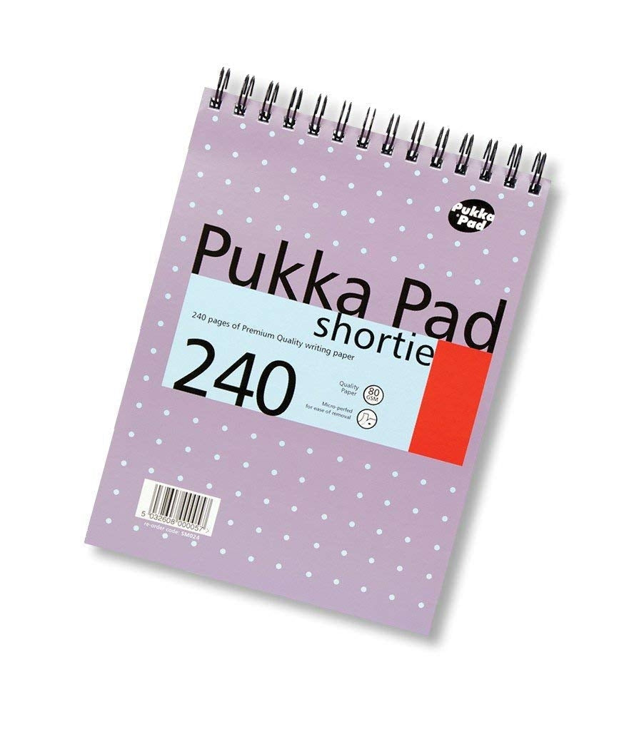 Pukka Pads A5 Shortie Wirebound Writing Pad 80gsm {3 pack} - NWT FM SOLUTIONS