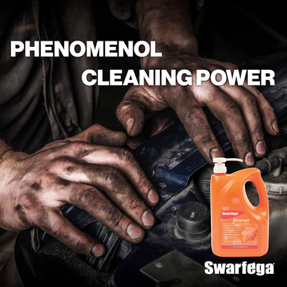 Swarfega Orange Hand Cleaner | Solvent Free | 4 Litre with Pump