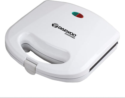 Daewoo Essentials 2 Slice Sandwich Toaster | Deep Fill | Easy Clean | White