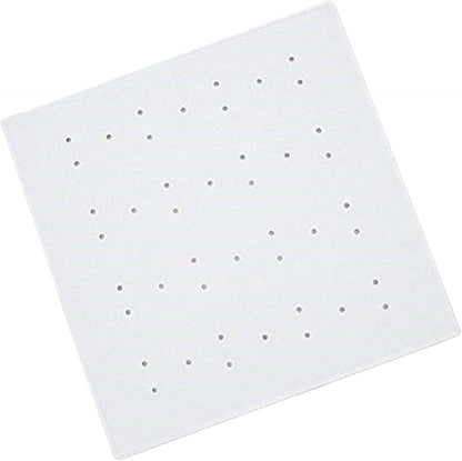 Blue Canyon Nonslip Antibacterial Rubber Shower Mats 53X53 Cm White