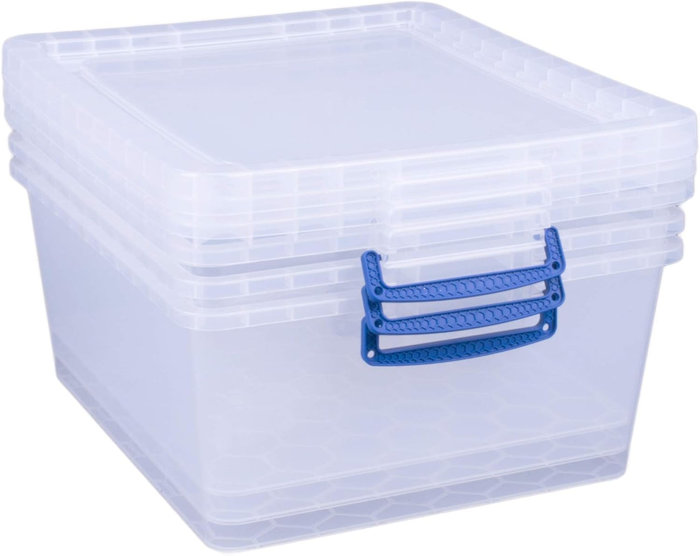 Really Useful Clear Plastic (Nestable) Storage Box 17.5 Litre