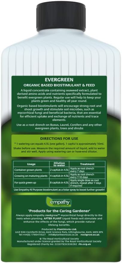 Empathy Rhs Endorsed After Plant Evergreen Biostimulant & Feed 1L