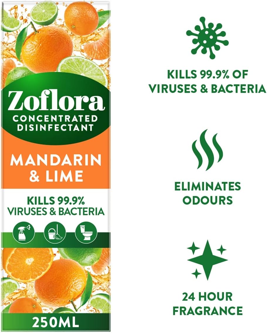 Zoflora Disinfectant Mandarin & Lime 250ml