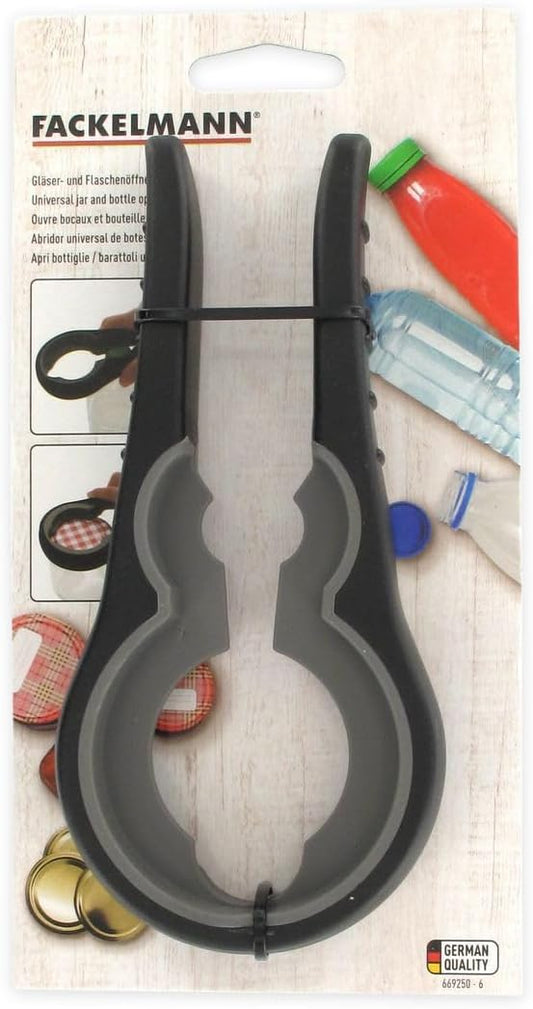 Fackelmann FM Universal JAR Opener White/Grey, 18.5 x 9 x 2.3 cm