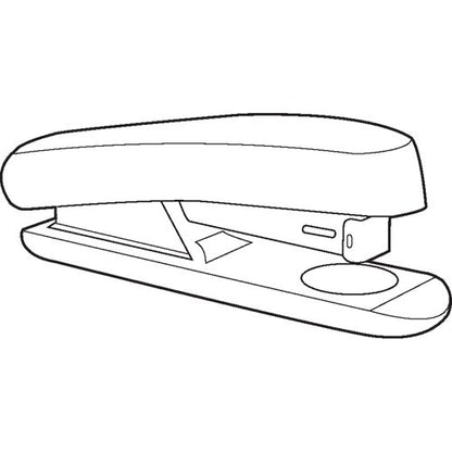 5 Star Half Strip Stapler Capacity 20 Sheets Plastic Top and Base Black 638841