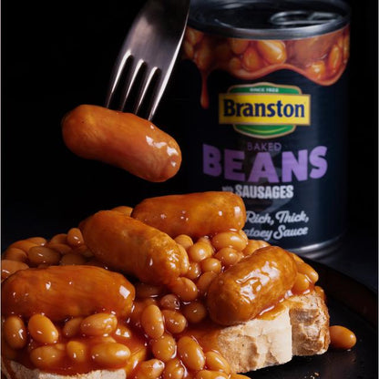 Branston Baked Beans with Sausages | 6 x 405g Tins