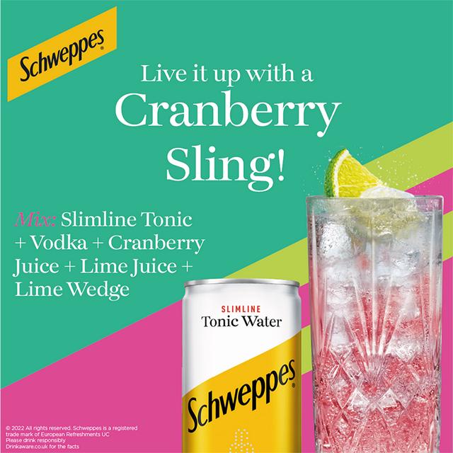 Schweppes Slimline Tonic Water 24x150ml - NWT FM SOLUTIONS