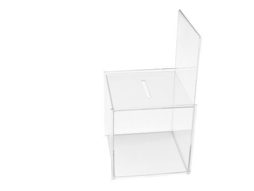 Deflecto Suggestion Box with Sign Holder DE66001
