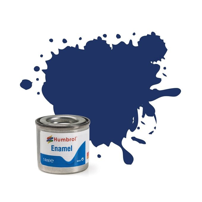 Humbrol 50Ml No.2 Tinlet Enamel Paint 15 (Midnight Blue Gloss)