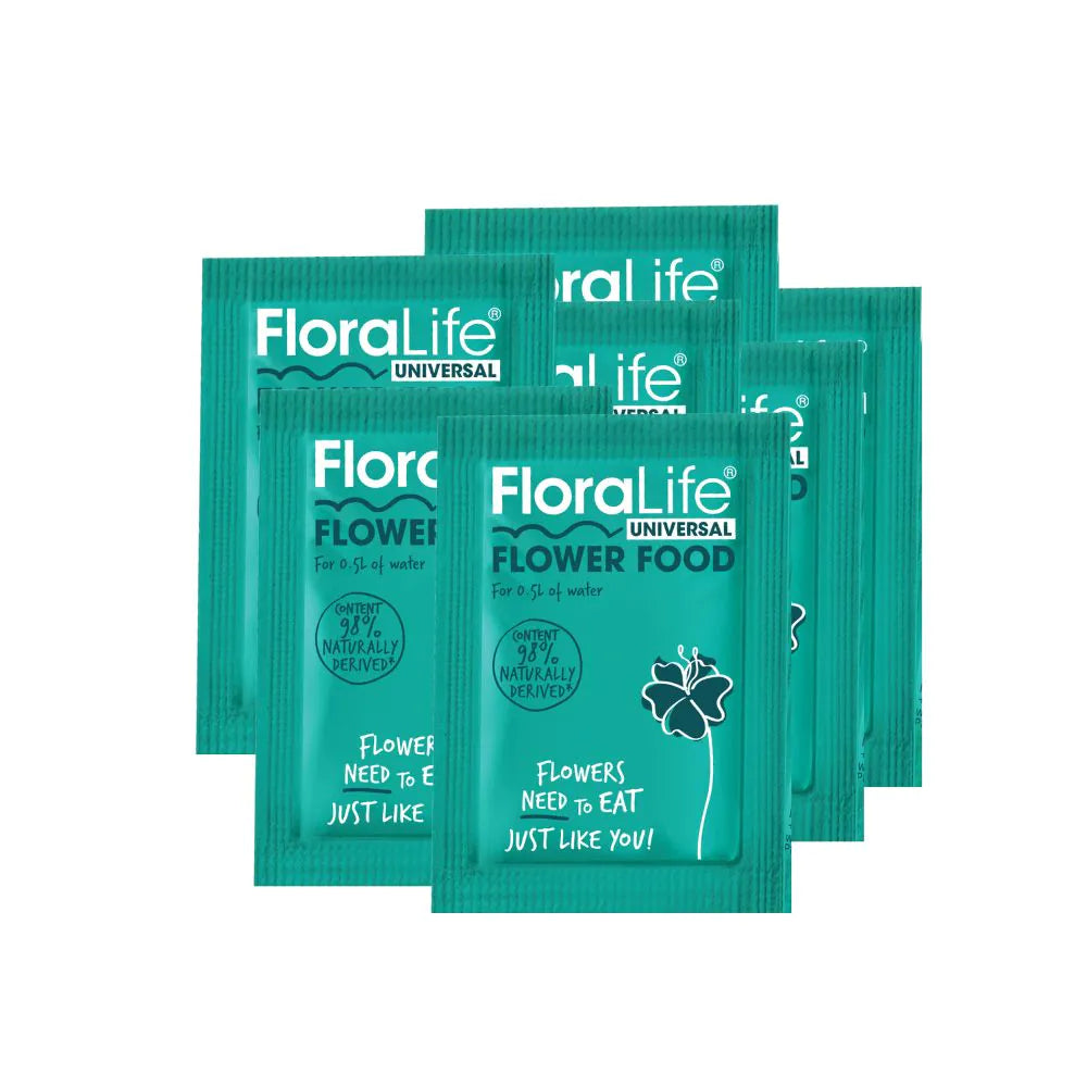 Floralife 10 x 5g Sachets | Plant food Ingredients | Retail Packed Plant food sachets