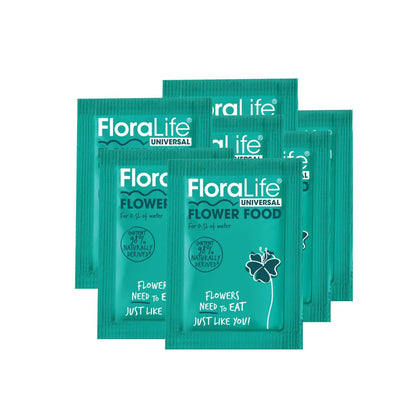 Floralife 10 x 5g Sachets | Plant food Ingredients | Retail Packed Plant food sachets