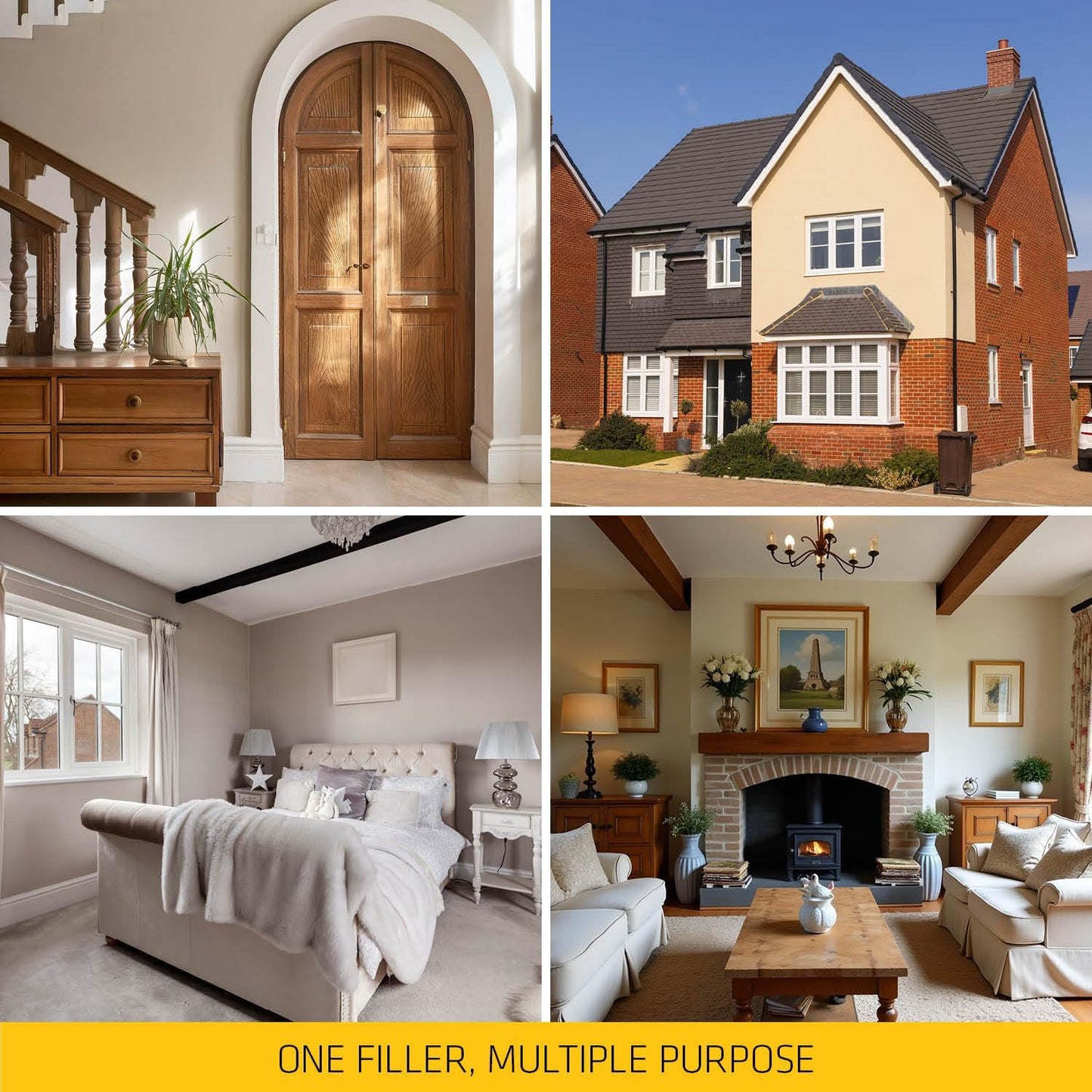 Everbuild All Purpose Ready Mixed Filler €“ Interior And Exterior Use €“ White €“ 600G