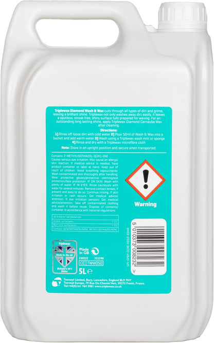 Triplewax Wash & Wax Shampoo 5L