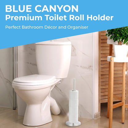Blue Canyon Stainless Steel Toilet Roll Holder Spike