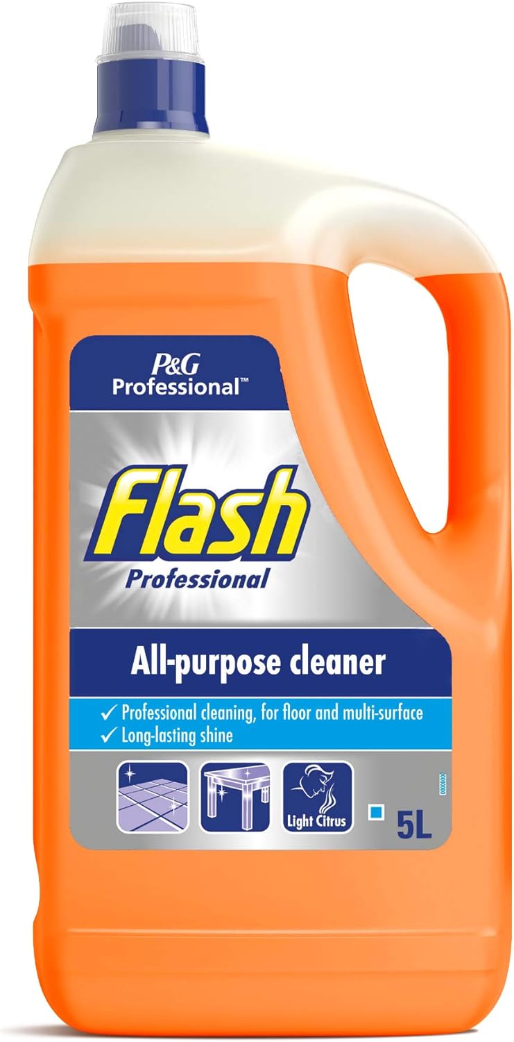 Flash Professional All Purpose Liquid Cleaner for Floor and Multi-Surface Light Citrus 5L