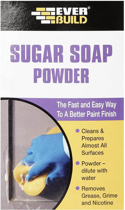 Everbuild Sugar Soap Powder – Cleans Grease, Grime and Nicotine Stains – 430g