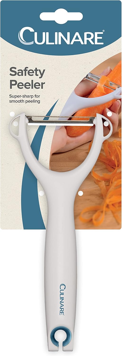 Culinare C30001 Safety Y Peeler, White