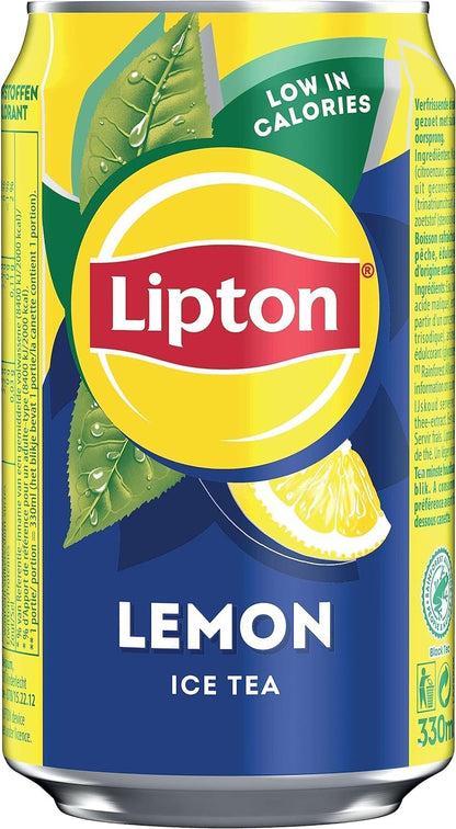 Lipton Lemon Ice Tea | 330ml Can| 24 x 330ml Pack