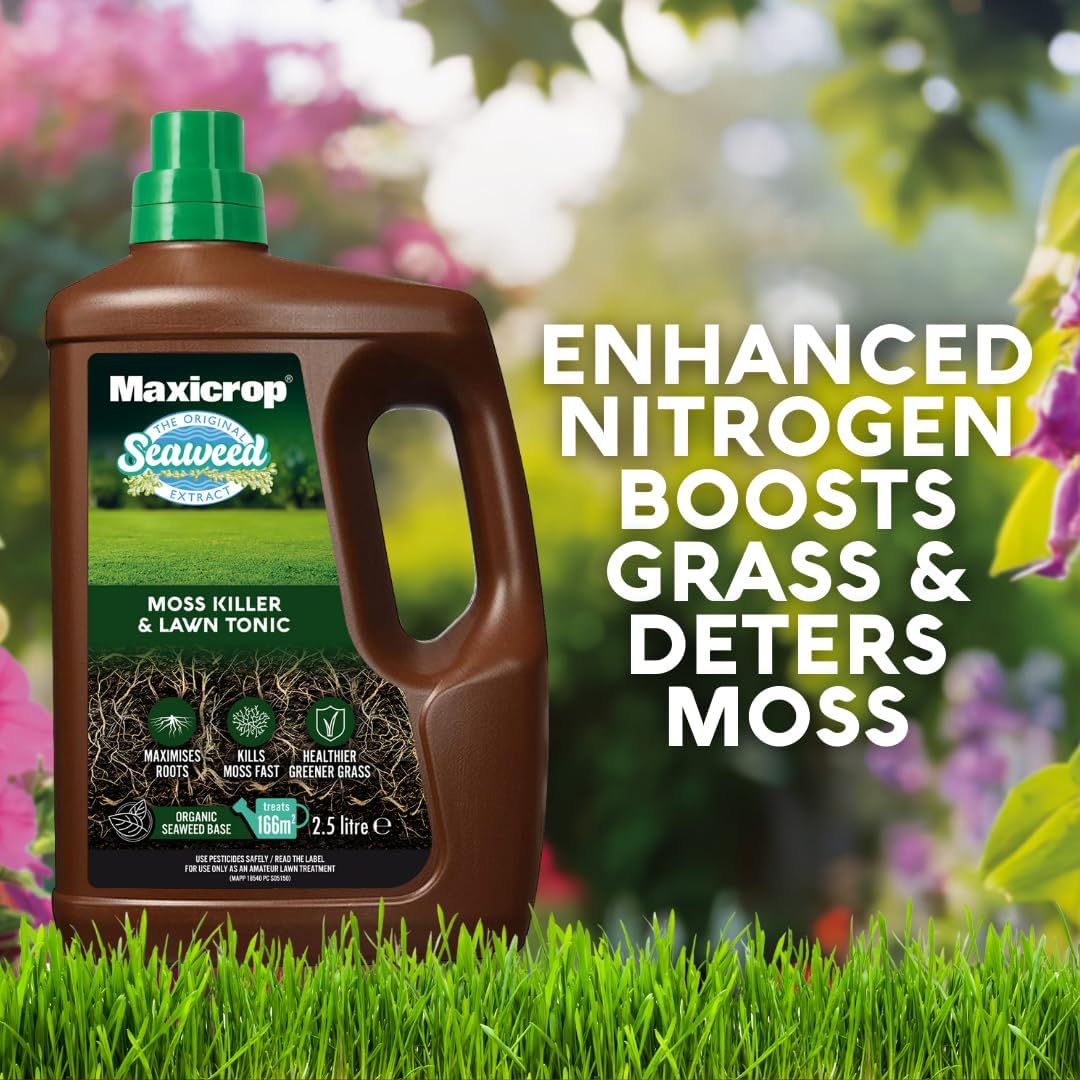 Maxicrop 2-in-1 Moss Killer & Lawn Tonic | 1 x 2.5L