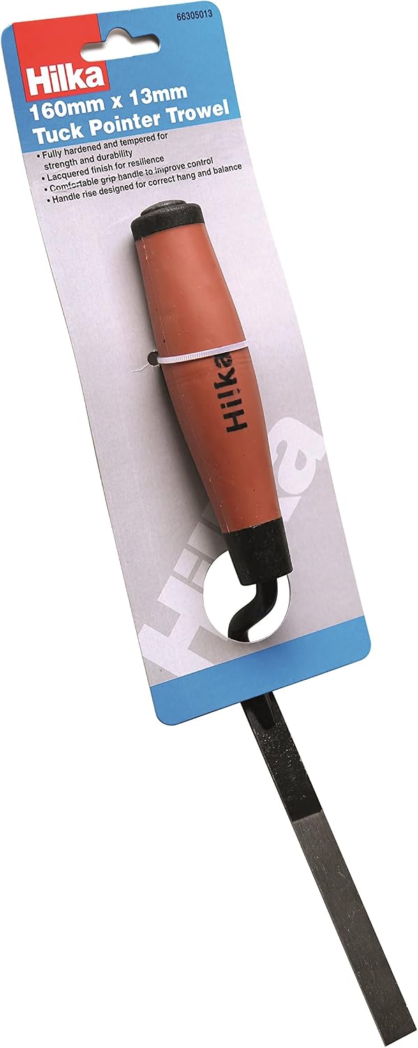 Hilka Pointing Trowel | Brown | Comfort Grip Handle 160 x 13mm