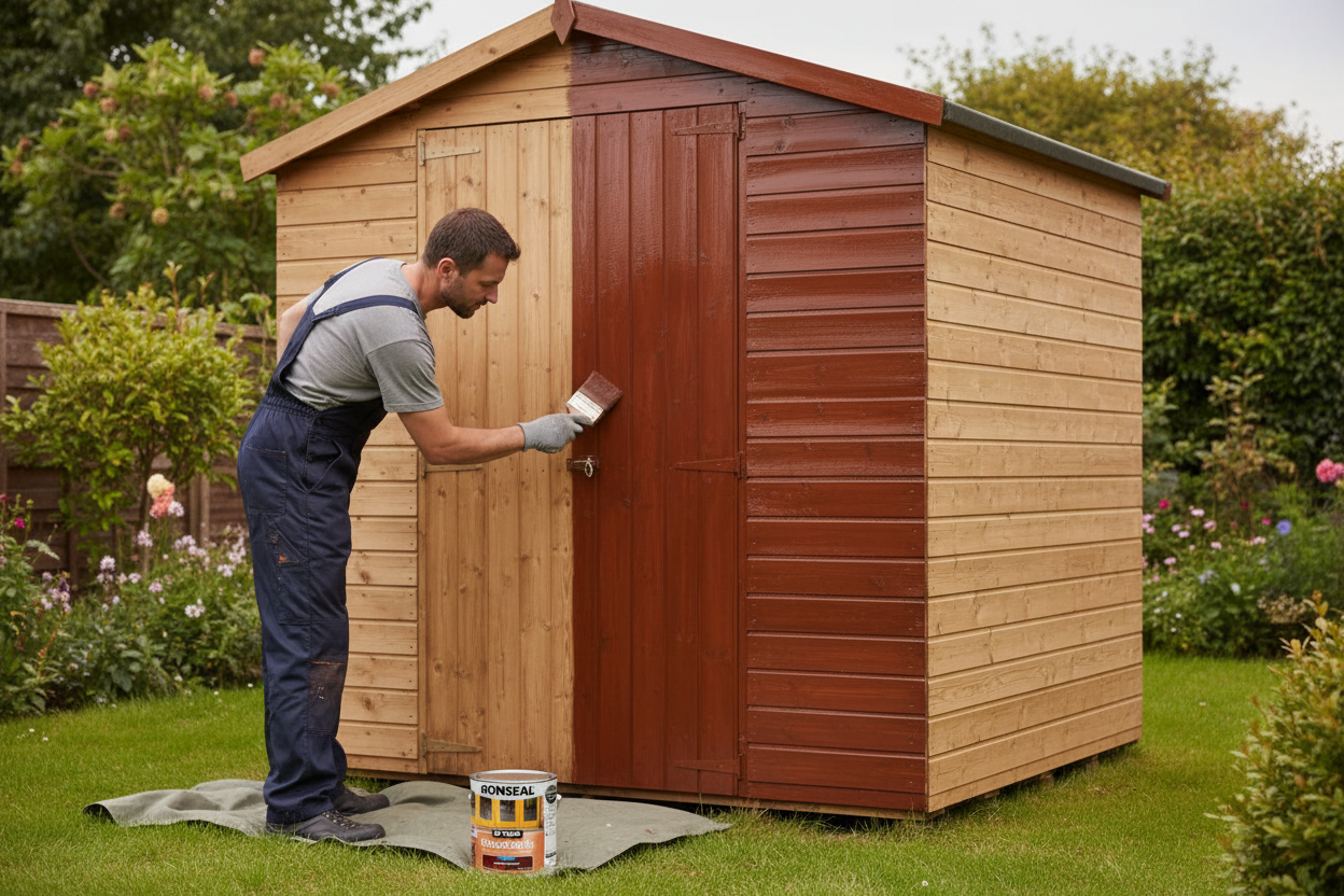 Ronseal 10 Year Woodstain Deep Mahogany 2.5L