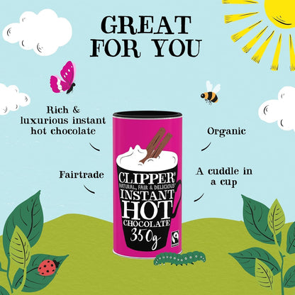 Clipper Fairtrade Instant Hot Chocolate 350g