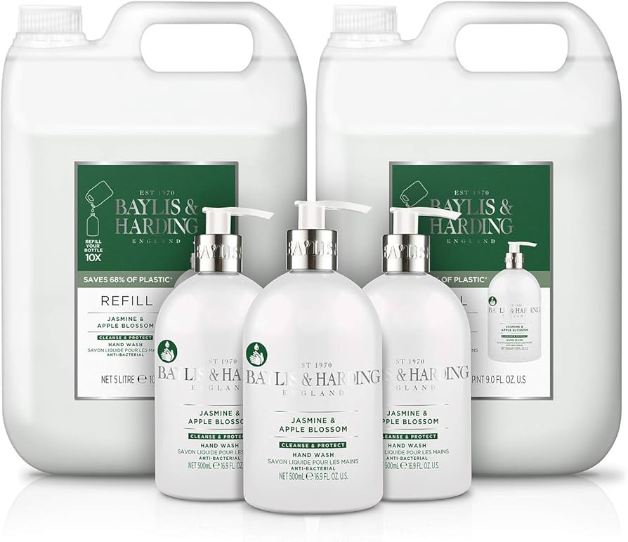 Baylis & Harding Jasmine & Apple Blossom Anti Bacterial Hand Wash 5L