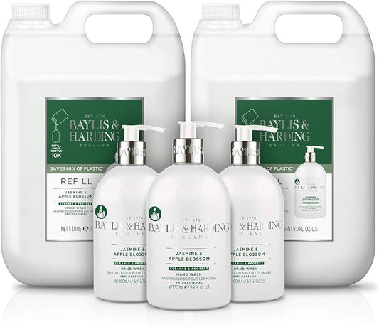 Baylis & Harding Jasmine & Apple Blossom Anti Bacterial Hand Wash 5L