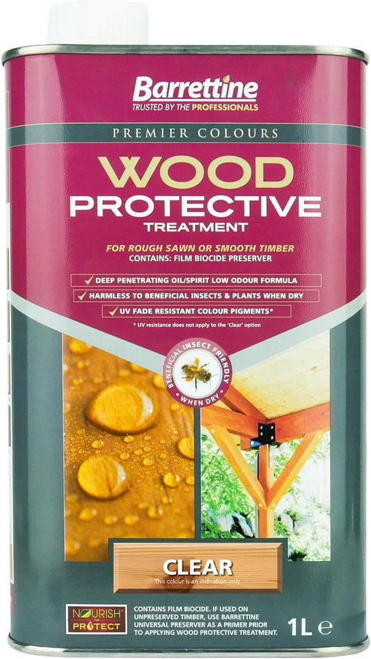 Barrettine Wood Protective Treatment 1L - Clear