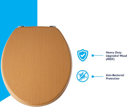 Blue Canyon Wooden Toilet Seat Beech