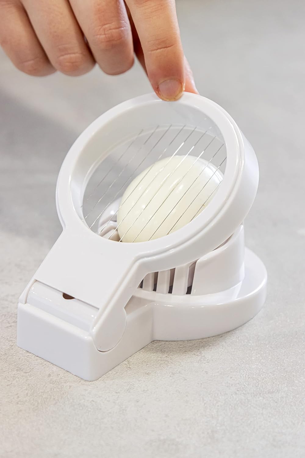 Tala Egg Slicer, Ideal For Sandwiches & Salads,White