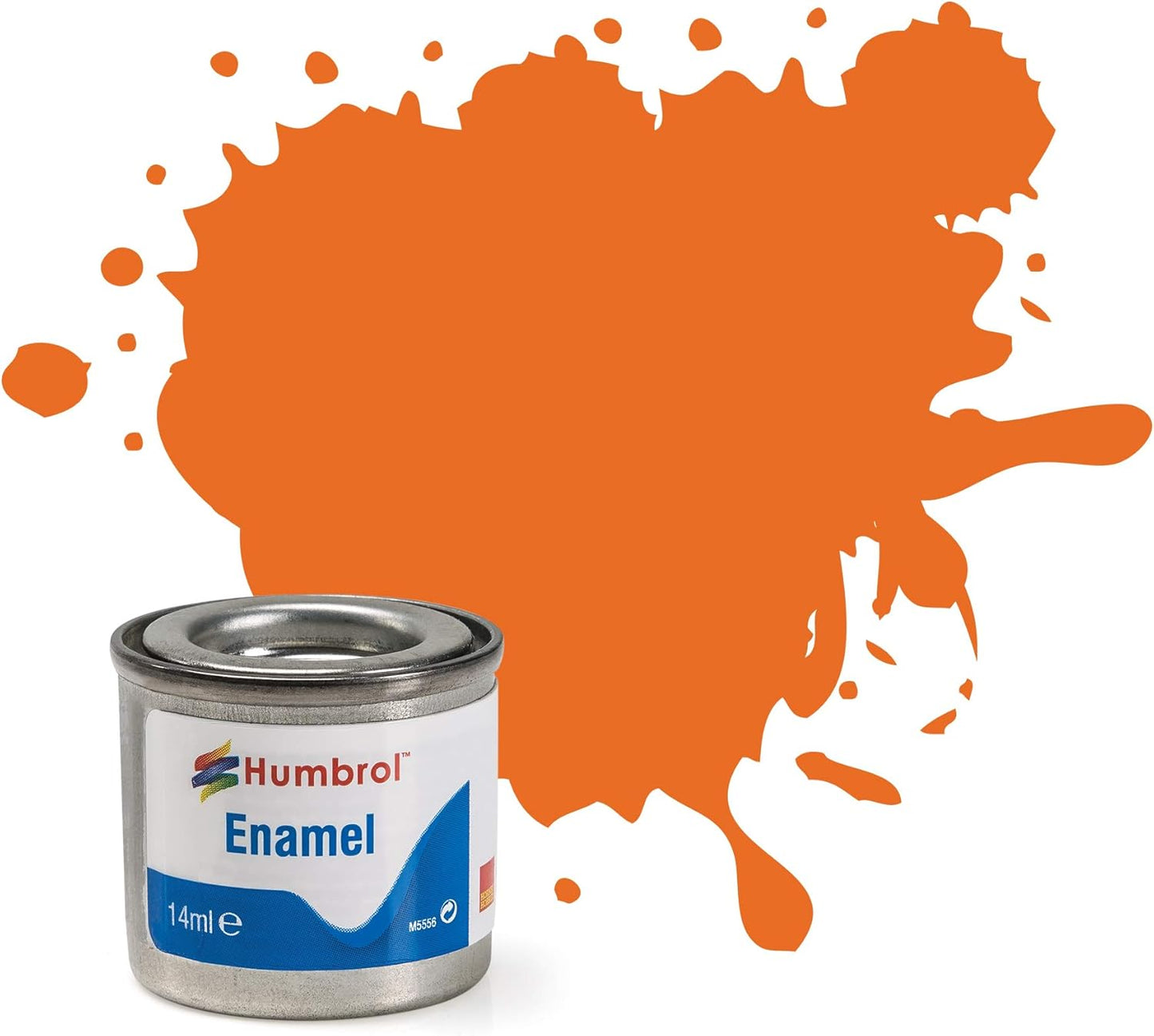 Humbrol Model Paint - AA0196 No 18 Orange - Gloss (14Ml)