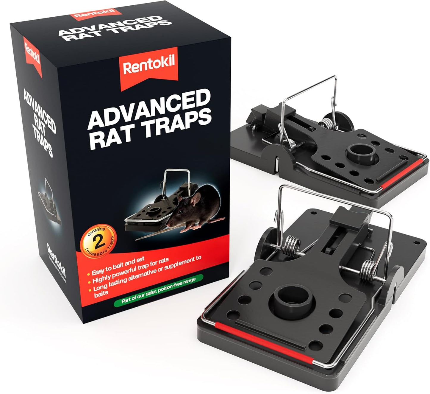 Rentokil Advanced Rat Traps {Twin Pack}