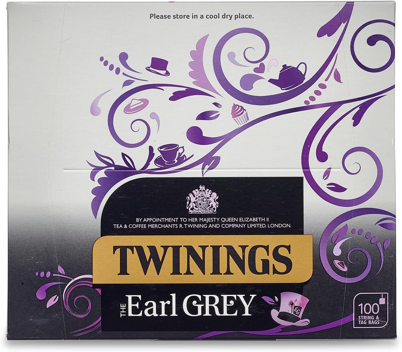 Twinings Earl Grey String & Tagged 100's