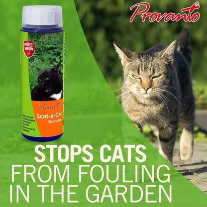 Protect Garden Scat-A-Cat Animal Repellent | Non Harmful Deterrent | 350g Tubs