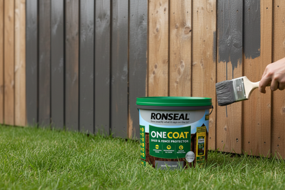 Ronseal One Coat Shed and Fence Protector Charcoal Grey 5 litres