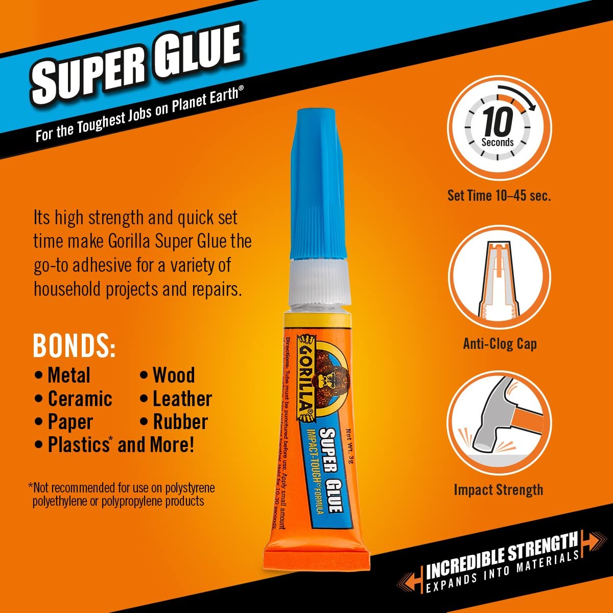 Gorilla Super Glue 3G