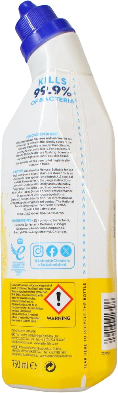 Astonish Toilet Gel Fresh Lemon 750ml