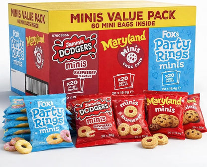 Fox's Mini Biscuit Variety Box, 60 Pack