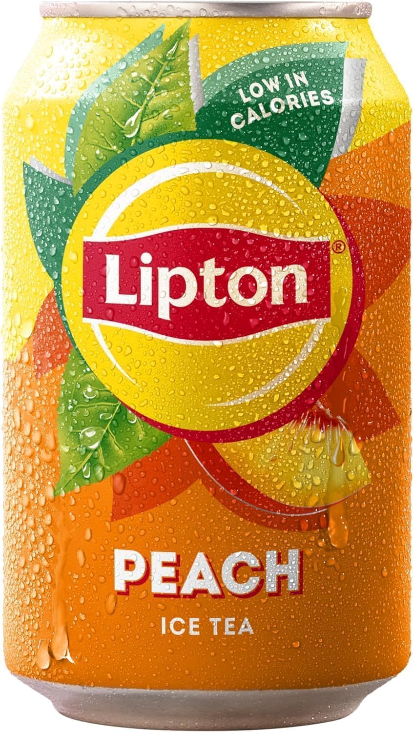 Lipton Peach Ice Tea | 330ml Can| 24 x 330ml Pack