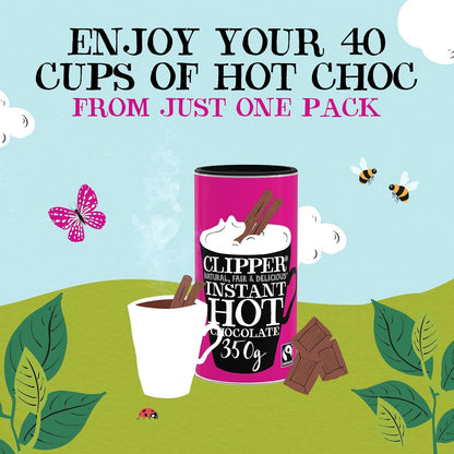 Clipper Fairtrade Instant Hot Chocolate 350g