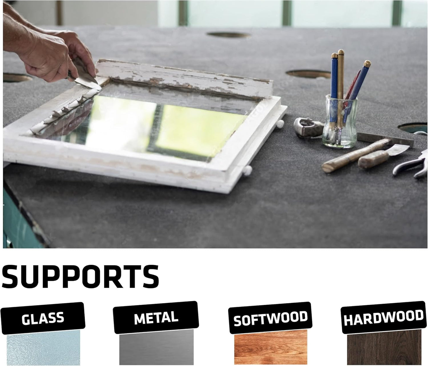 Everbuild 101 Multi-Purpose Linseed Oil Putty €“ Suitable For Single Pane Glass €“ Brown €“ 500 G