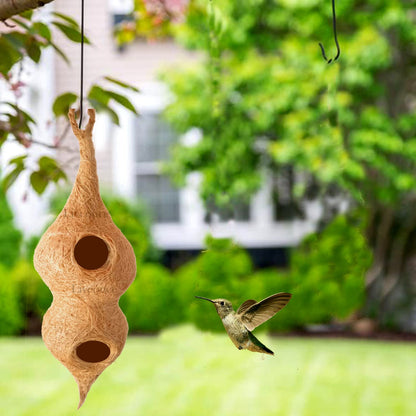 Fixtures Coir Double Bird Nest | Great Garden Feature | Organice and Eco Friendly