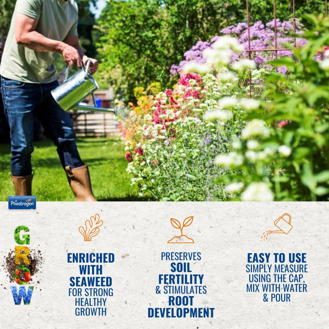 Phostrogen Organic All Purpose Liquid Plant Food, 1L - All Purpose