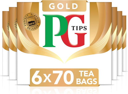 PG Tips Gold Tea 70's Tea Bags 203g