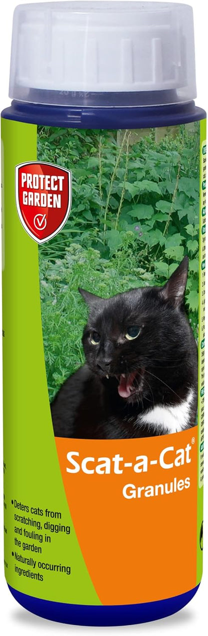 Protect Garden Scat-A-Cat Animal Repellent | Non Harmful Deterrent | 350g Tubs